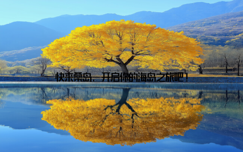 快来桑岛, 开启你的海岛之旅吧!