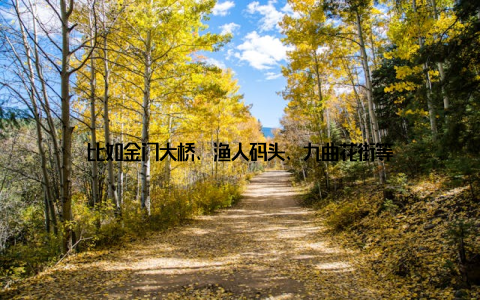 比如金门大桥、渔人码头、九曲花街等