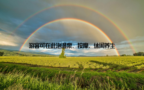 游客可在此泡温泉、按摩、休闲养生