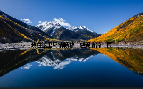 我在这里尽情畅游, 感受清凉一夏