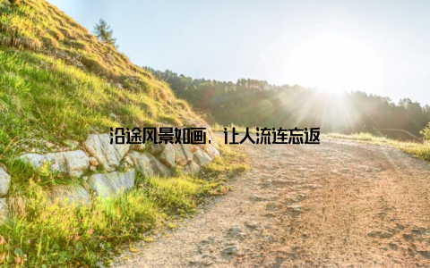 沿途风景如画, 让人流连忘返